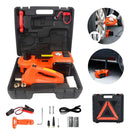 Kit Macaco Elétrico 4 em 1 — Compressor de Ar, Chave de Impacto 480 N.m, Lanterna LED e Macaco Hidráulico 5 Toneladas 12V