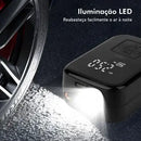 [EXCLUSIVO + FRETE GRÁTIS] Compressor de Ar Portátil 3 em 1 com Carregador Power Bank e Lanterna LED