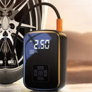 [EXCLUSIVO + FRETE GRÁTIS] Compressor de Ar Portátil 3 em 1 com Carregador Power Bank e Lanterna LED