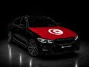 [EXCLUSIVO] Bandeira de Capô Elástica – Compatível com todos os carros
